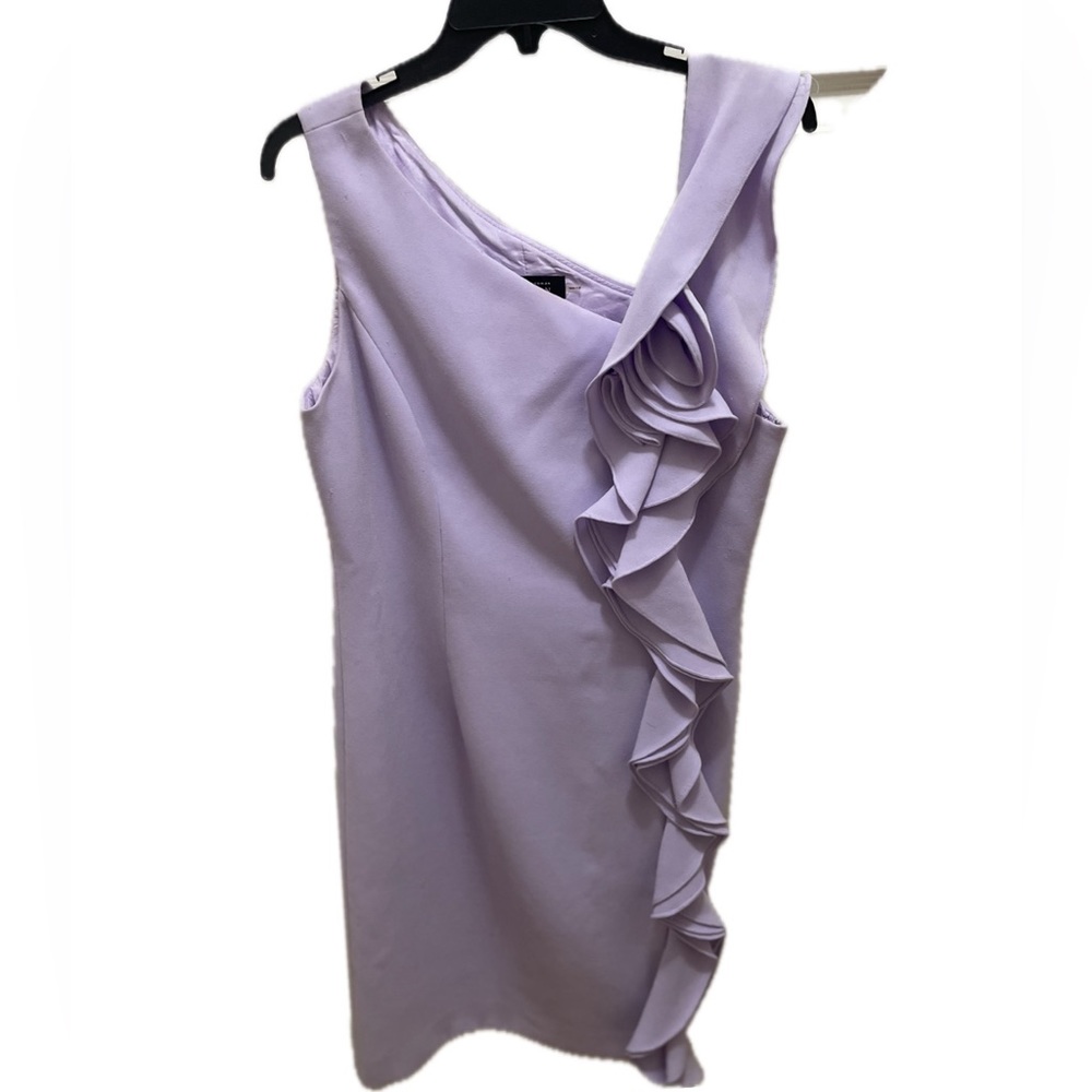 Rickie Freeman for Teri Jon Lavender Dress Size 12 Asymmetrical